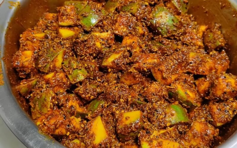 1 Simple Best home made mango pickle recipe in English