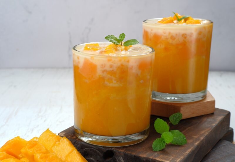 Spiced Mango Cooler juice or drink