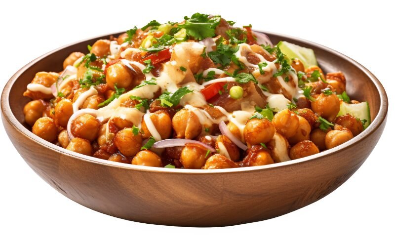 High Protein Aloo Paneer Chana Chaat Recipe