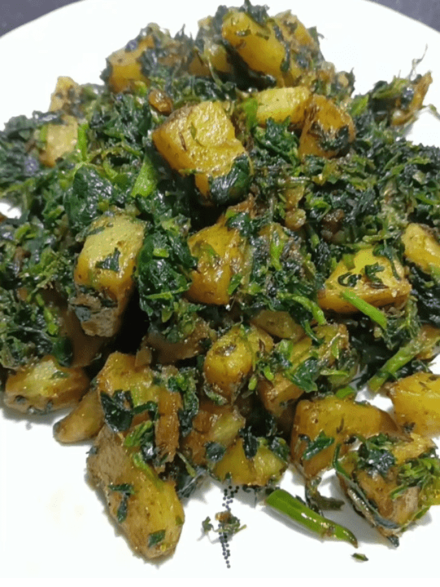 Simple aloo methi recipe in english